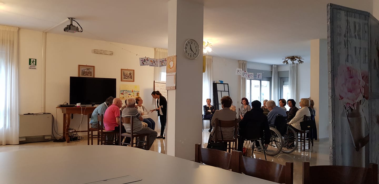 Alhzeimer caffè memoria partecipanti in Fondazioen Antonio Della Monica